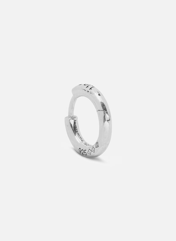 La 1.3 g polished silver earring Silver by LE GRAMME LE GRAMME La 1.3 g polished silver earring Silver