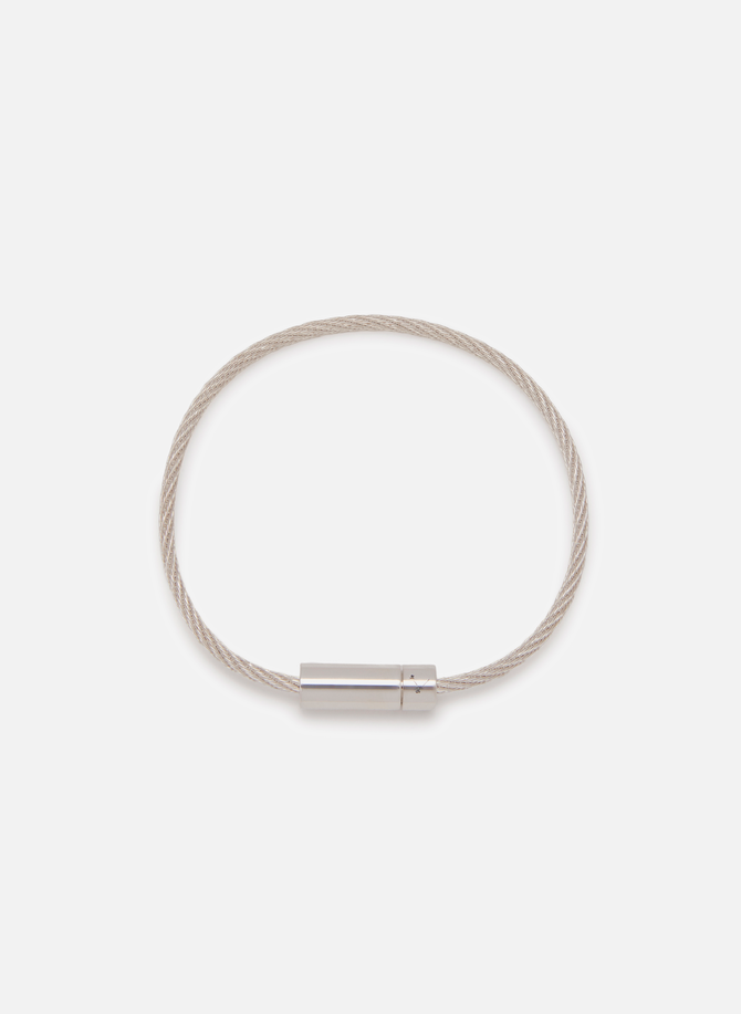 9 grammes cable bracelet in polished silver LE GRAMME