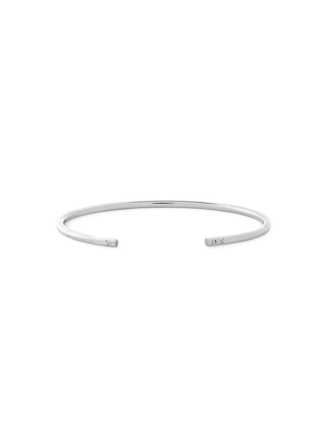 ?Le 7 Grammes? Polished Sterling Silver Rounded Cuff Bracelet LE GRAMME