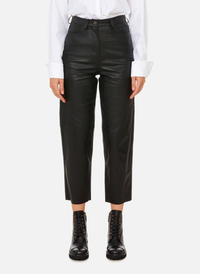 Leather baggy trousers LEBRAND