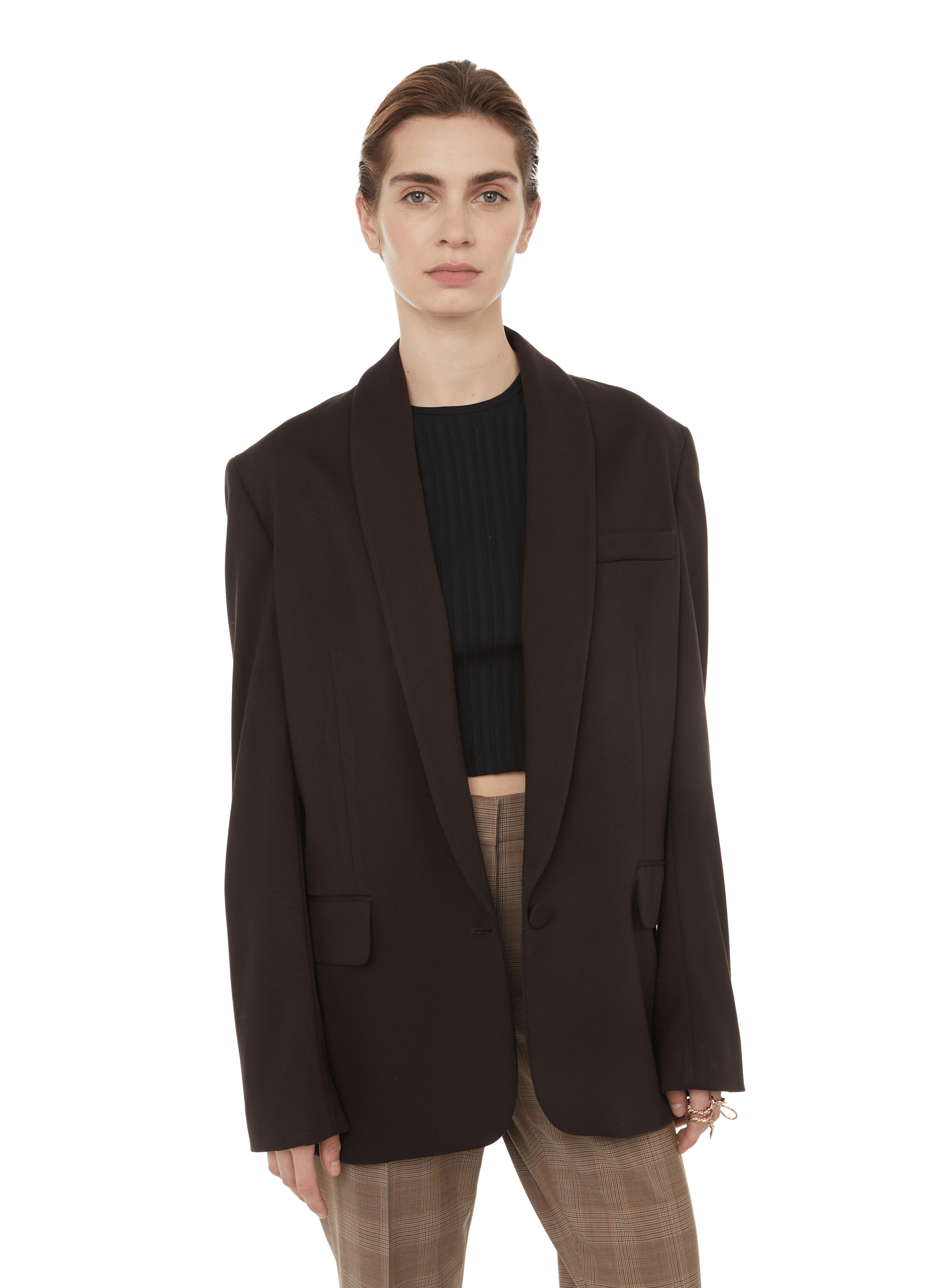 jersey suit jacket womens