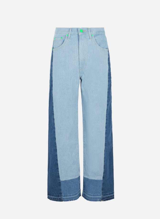 Mile High Wide Leg cotton and lyocell flared jeans LEVI'S x Deepika