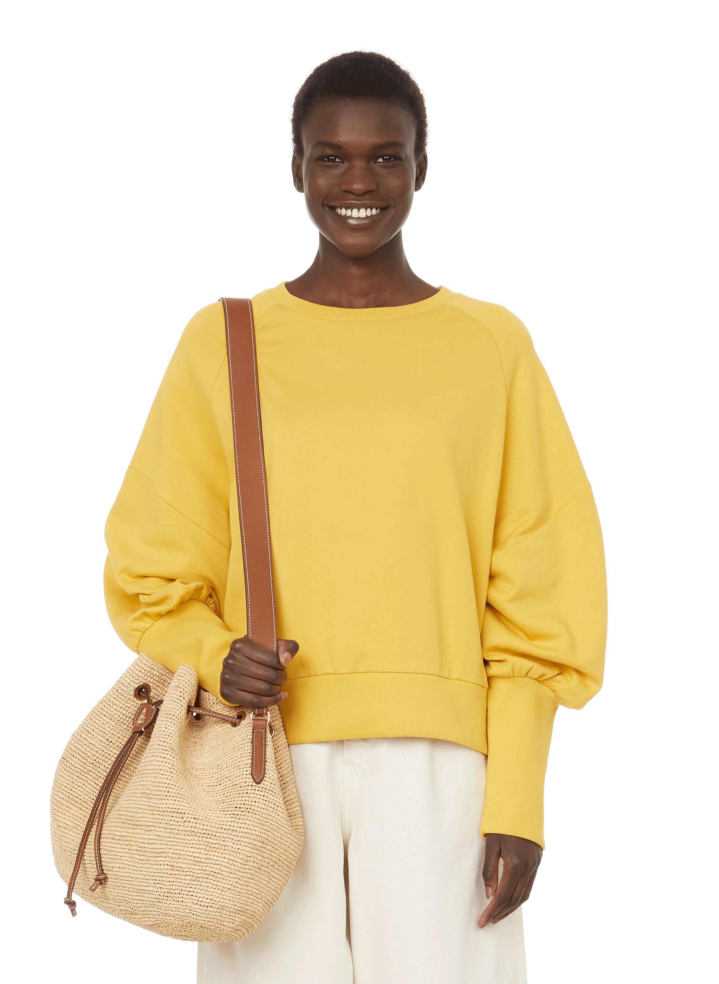 levis yellow sweatshirt