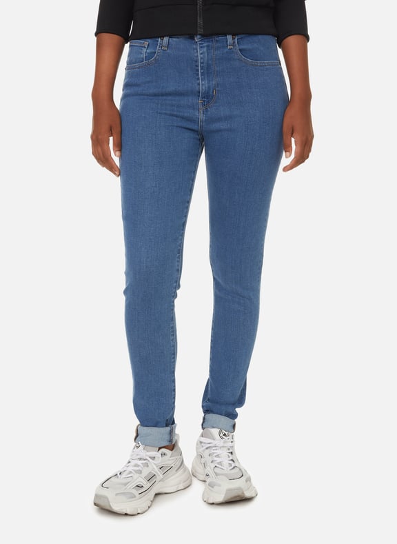 721 High-Rise Skinny stretch cotton jeans Blue by LEVI'S LEVI'S 721 High-Rise Skinny stretch cotton jeans Blue