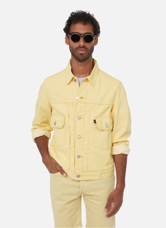 Levis yellow top denim jacket