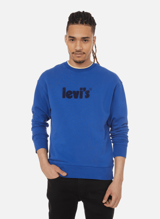 Cotton fleece logo sweatshirt LEVI'S Red Tab