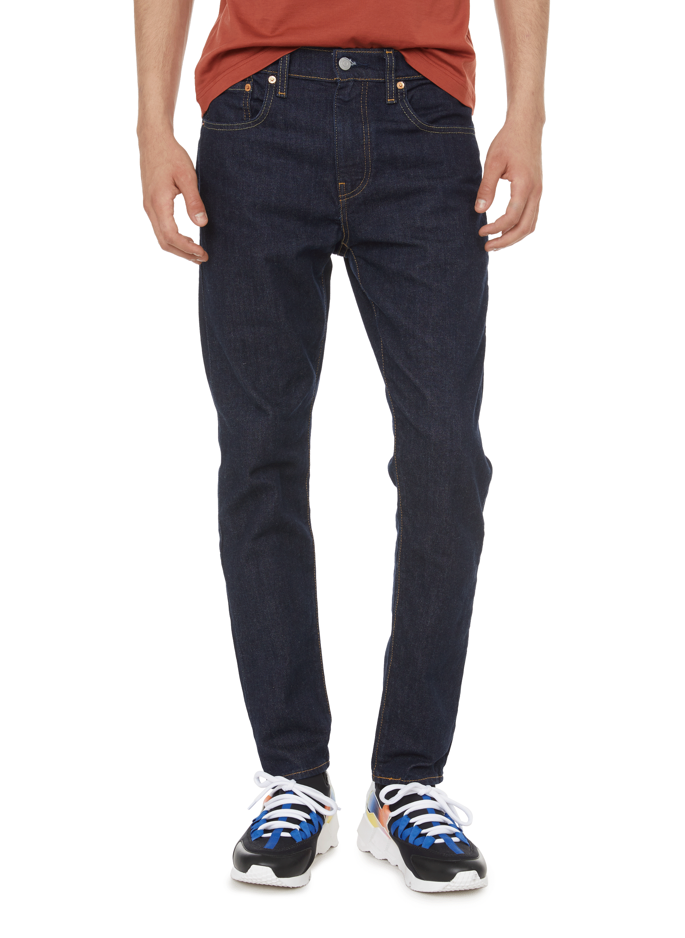 512 SLIM TAPER COTTON DENIM JEANS 