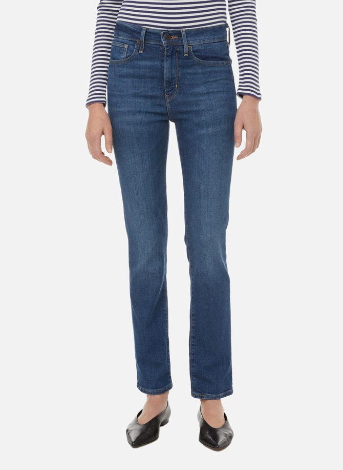 724 High-Rise Slim Straight stretch cotton jeans LEVI'S