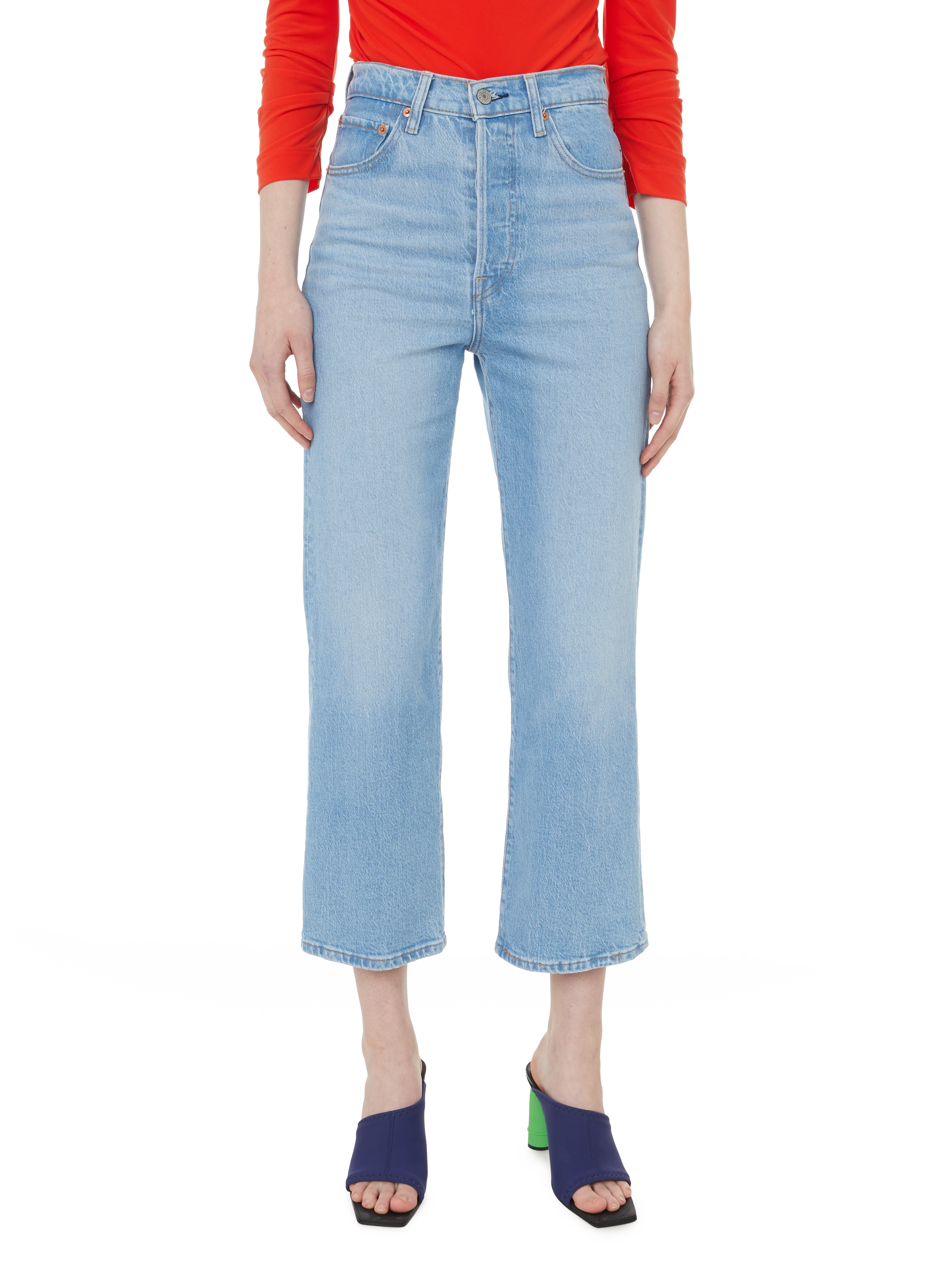 levi's cropped bootcut jeans