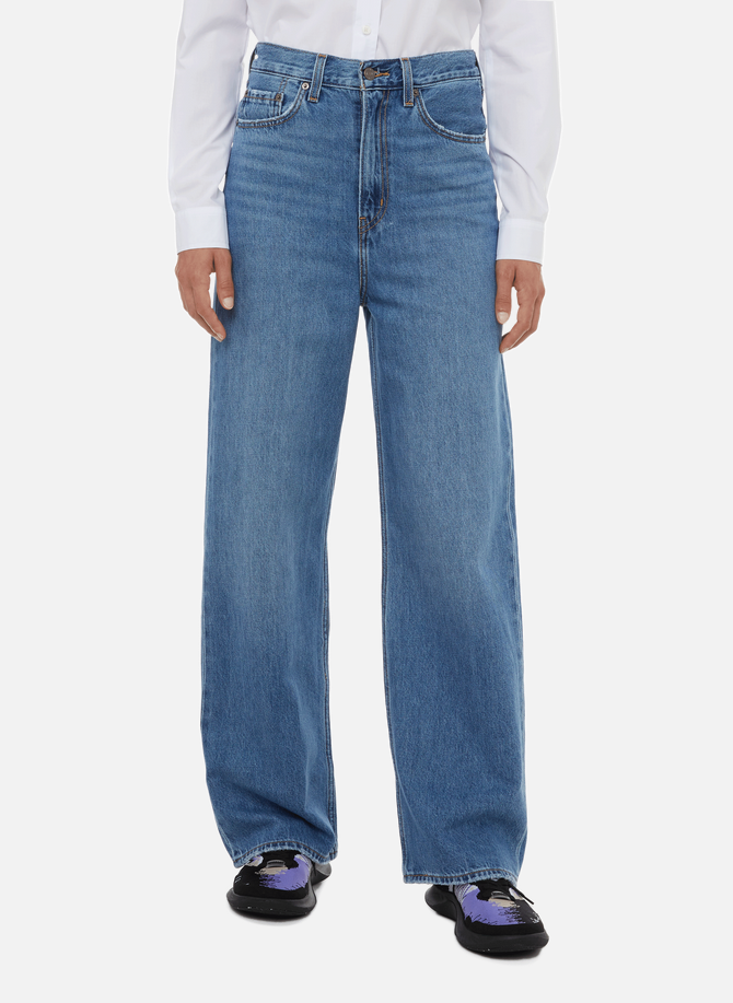 High Loose wide-leg cotton denim and hemp jeans LEVI'S Red Tab