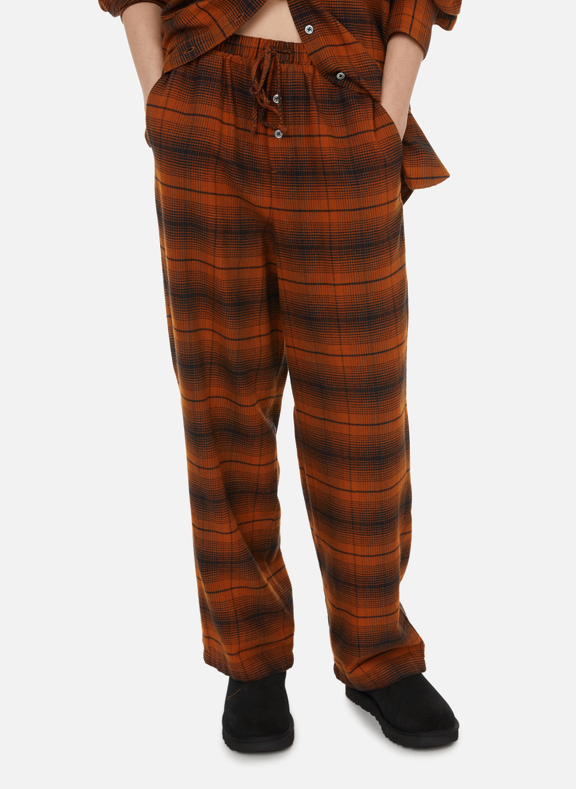 COTTON FLANNEL CHECK TROUSERS - LEVI'S for WOMEN 