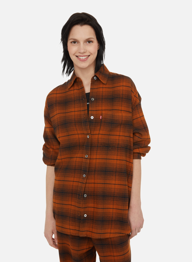 Loose cotton check overshirt LEVI'S Red Tab