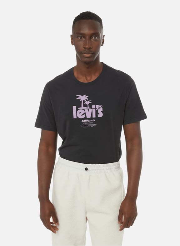 Cotton logo T-shirt Black by LEVI'S Red Tab LEVI'S Red Tab Cotton logo T-shirt Black