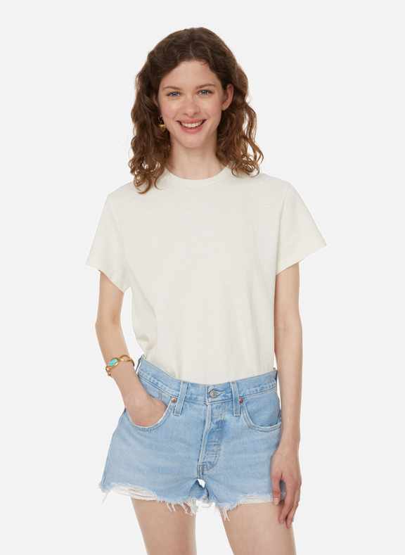 LEVI'S Red Tab Round-neck cotton T-shirt White