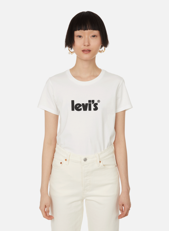 LEVI'S Red Tab Round-neck cotton T-shirt White