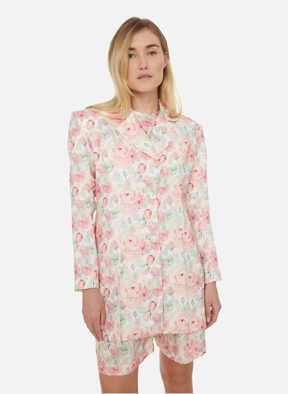 Printed linen blazer Multicolour by LIYA LIYA Printed linen blazer Multicolour