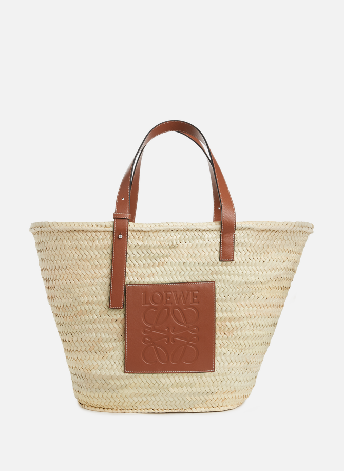Large straw basket bag LOEWE