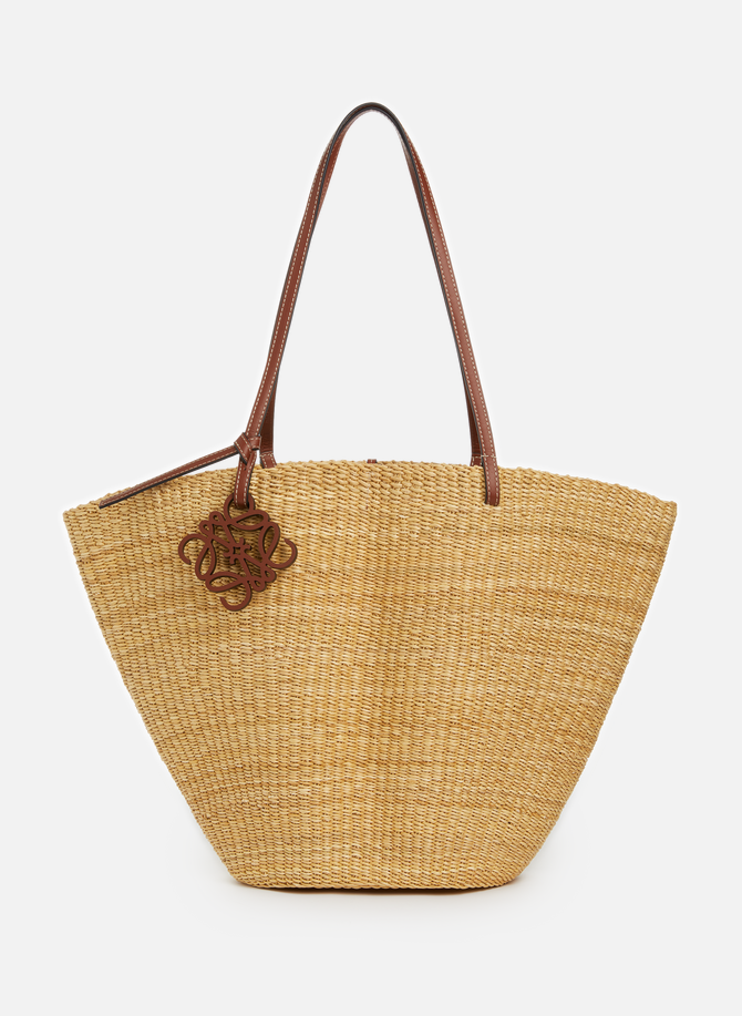 Shell straw basket bag LOEWE