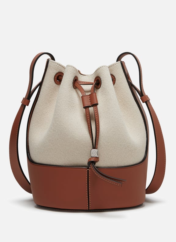 Small Balloon Leather Shoulder Bag Beige by LOEWE LOEWE Small Balloon Leather Shoulder Bag Beige