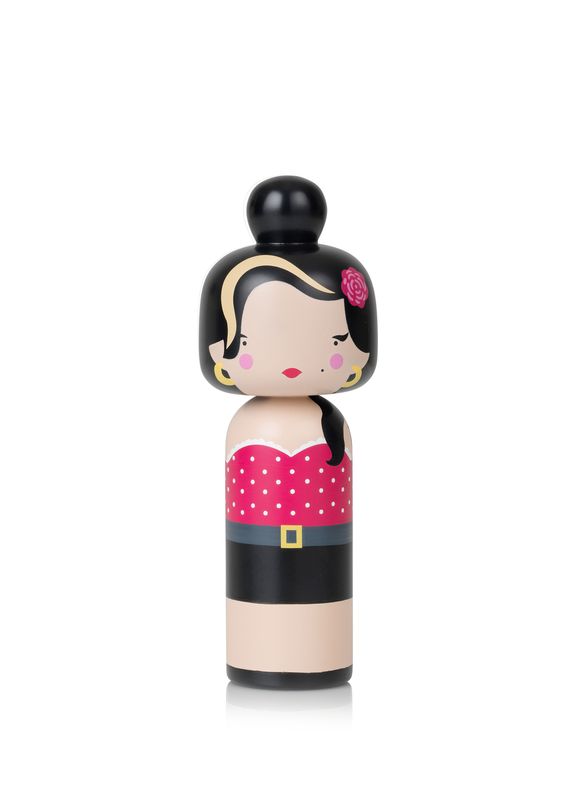 LUCIE KAAS Amy wooden figurine Multicolour