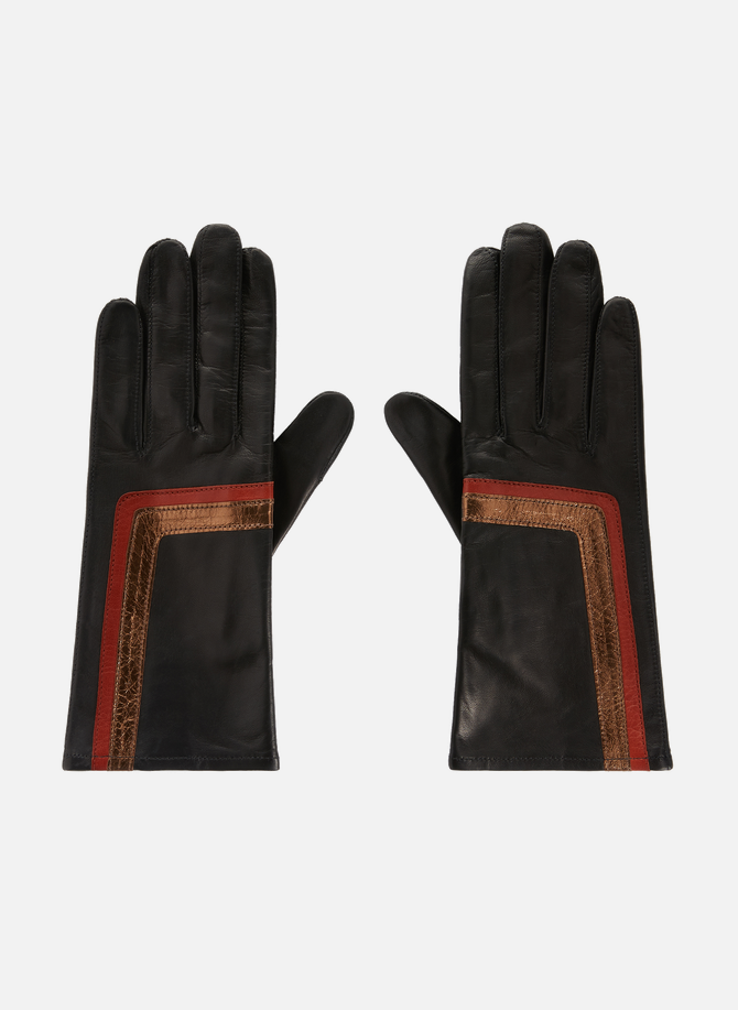 Guido leather gloves MAISON FABRE