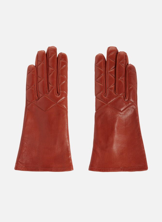 Happia leather gloves MAISON FABRE