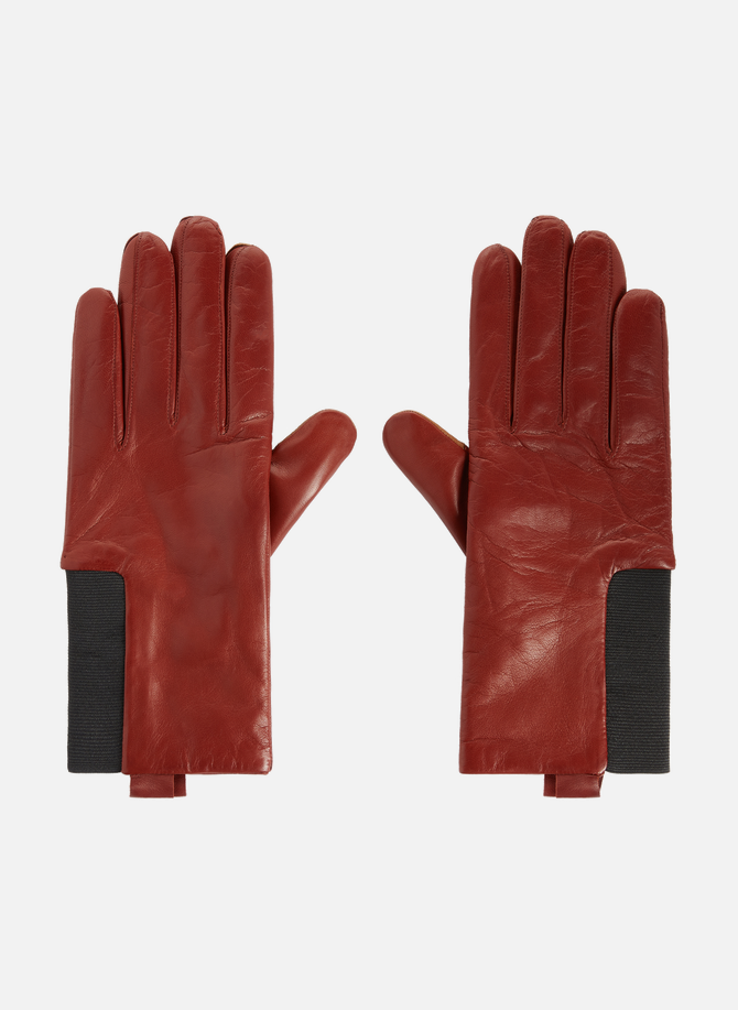 Hoots leather gloves MAISON FABRE
