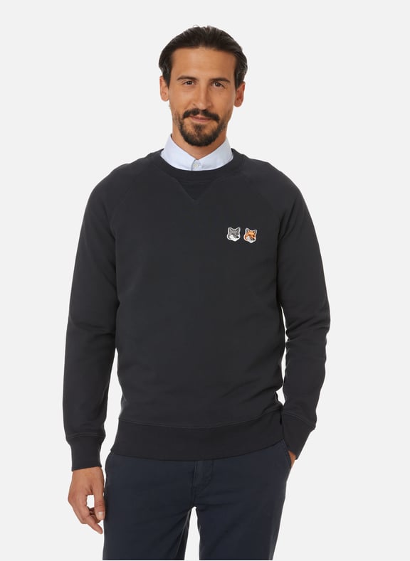 Cotton sweatshirt Grey by MAISON KITSUNÉ MAISON KITSUNÉ Cotton sweatshirt Grey