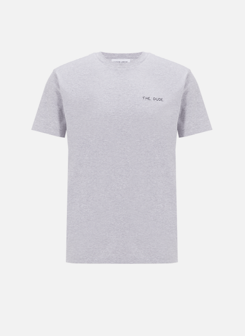 T-shirt Popincourt The Dude en coton GreyMAISON LABICHE 