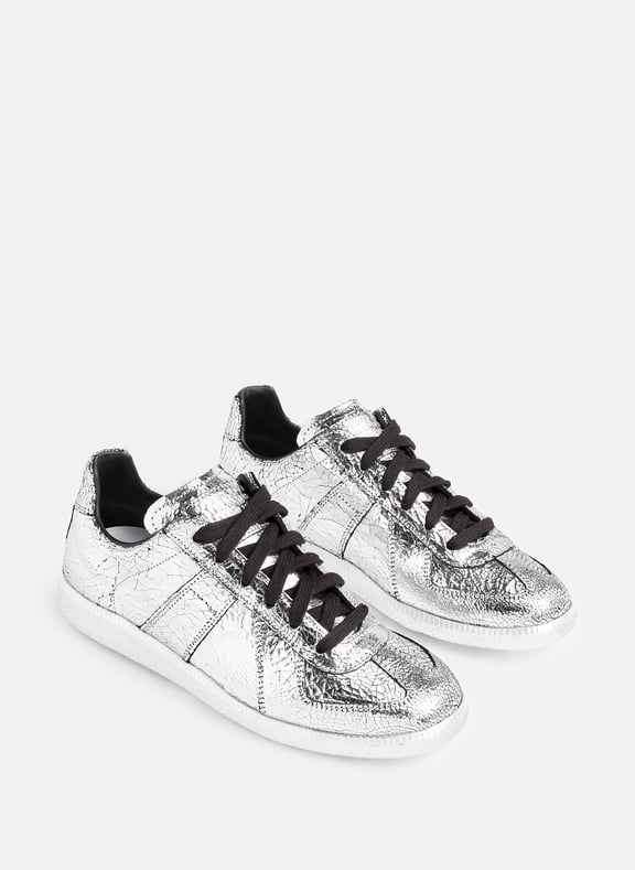 Silver Metallic sneakers