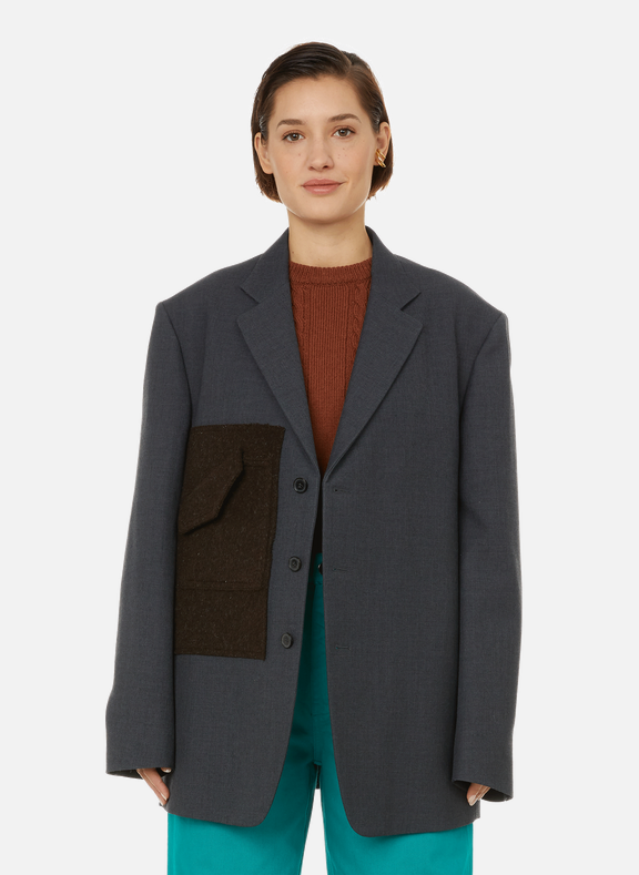 MAISON MARGIELA Wool jacket Grey