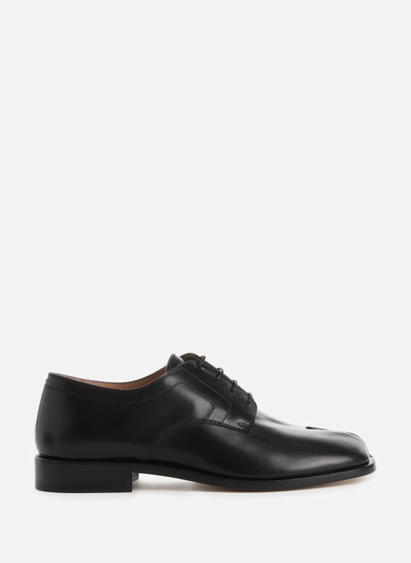 Tan Tabi derby shoes Black by MAISON MARGIELA MAISON MARGIELA Tan Tabi derby shoes Black