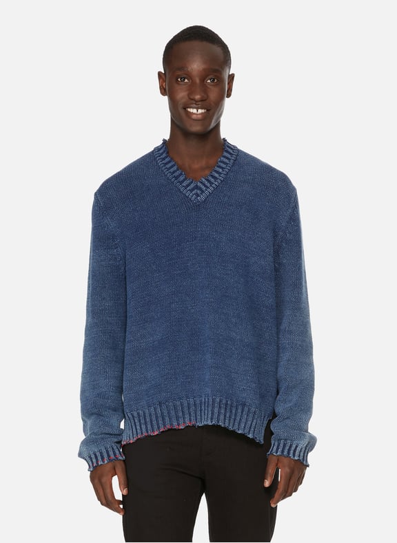 Faded jumper Blue by MAISON MARGIELA MAISON MARGIELA Faded jumper Blue
