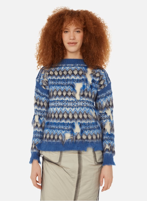 Wool-blend jumper Blue by MAISON MARGIELA MAISON MARGIELA Wool-blend jumper Blue