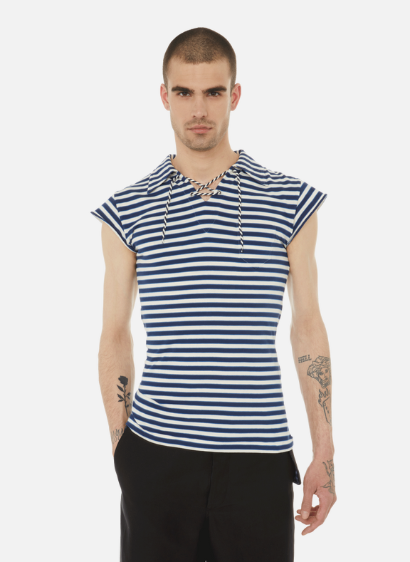 MAISON MARGIELA Striped cotton T-Shirt Striped
