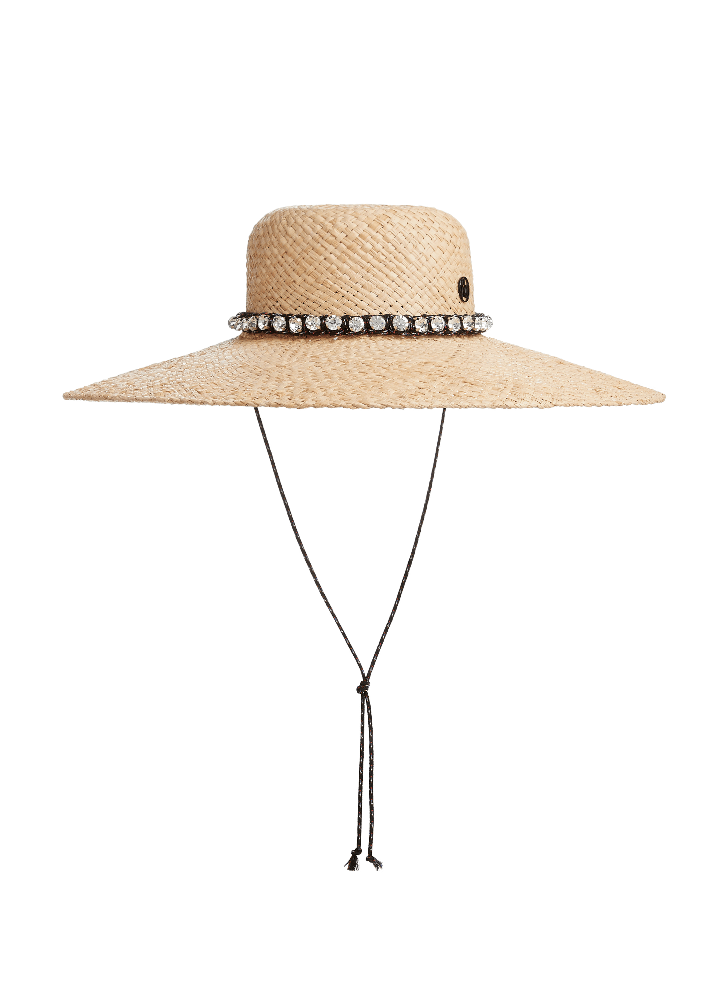 BIANCA STRAW BONNET - MAISON MICHEL for 