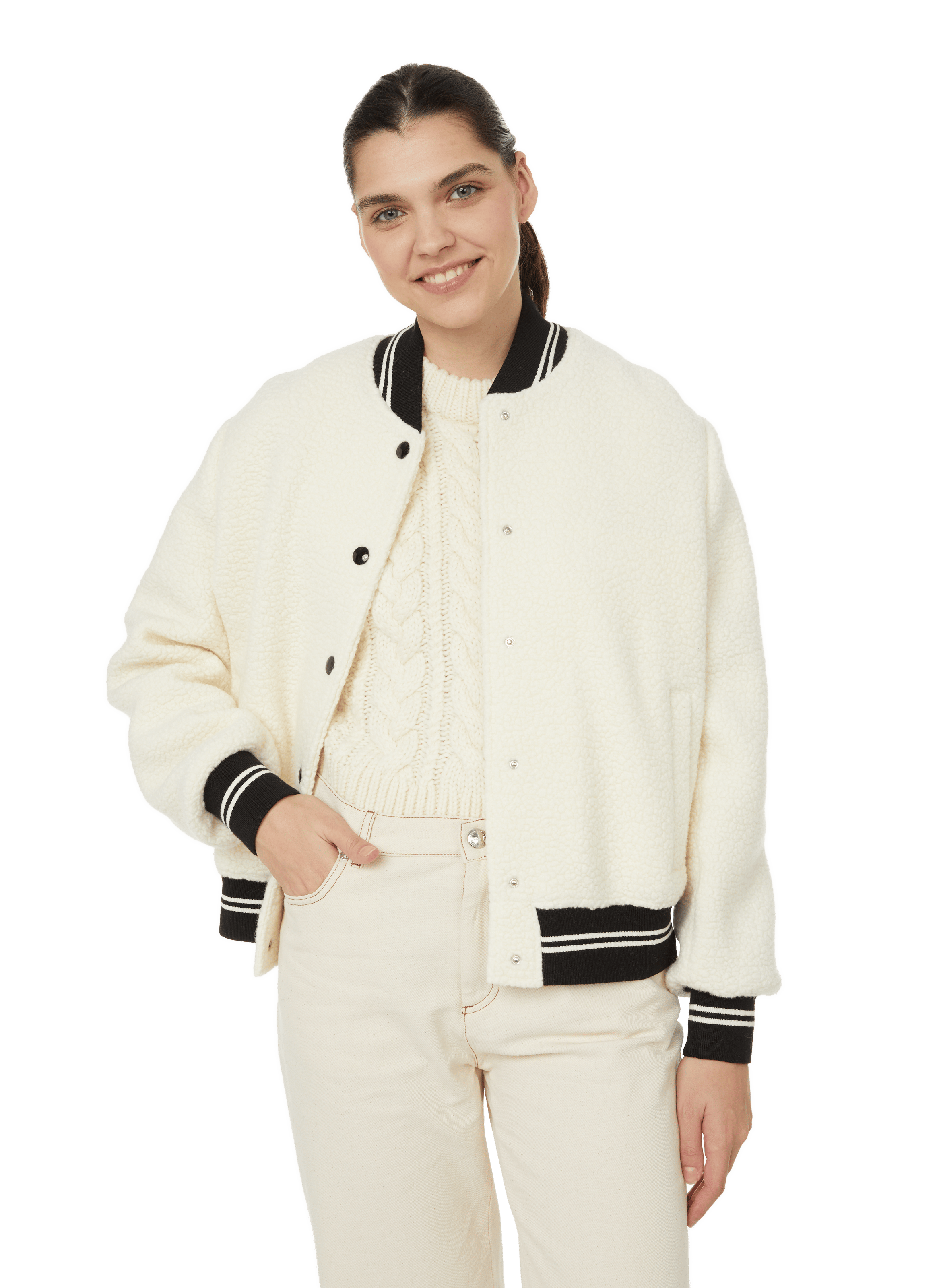 women's wool blend bomber jackets