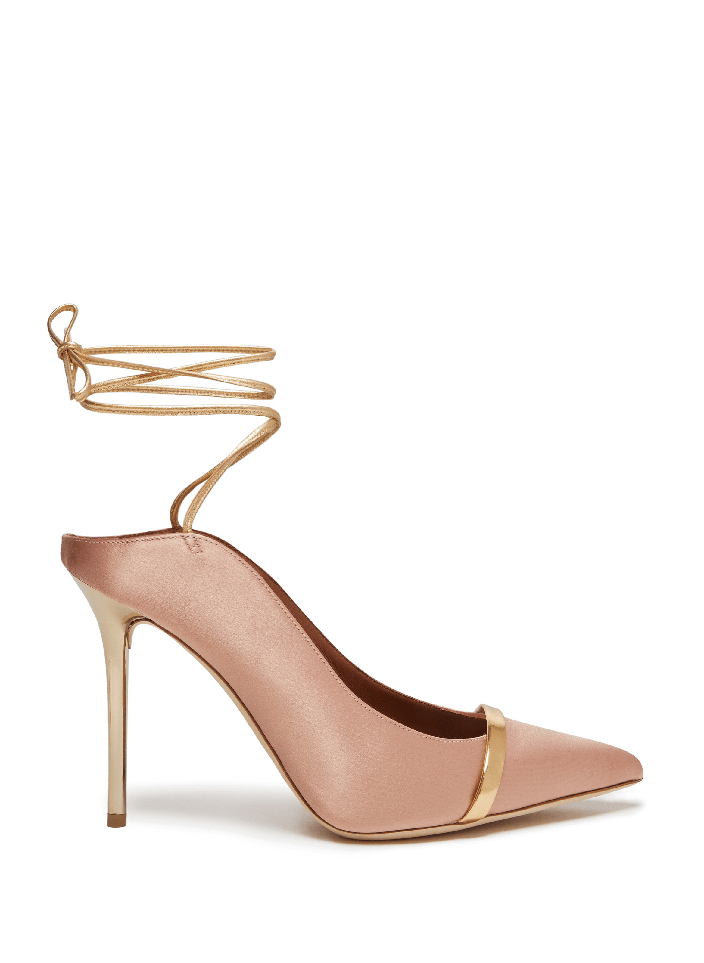 SATIN POINTED TOE HEELS - MALONE 