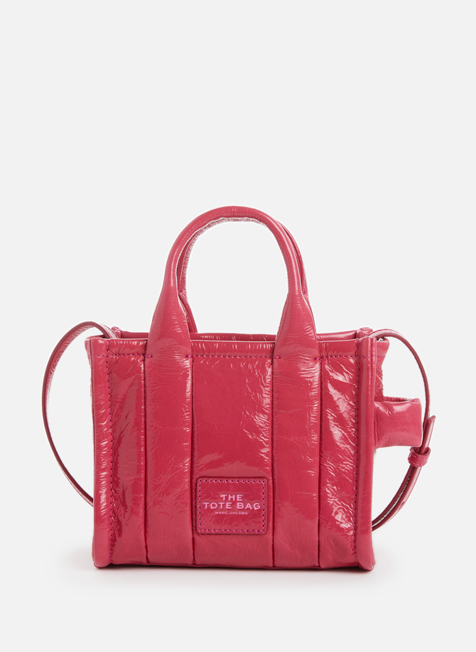 The Shiny Crinkle mini leather tote bag MARC JACOBS