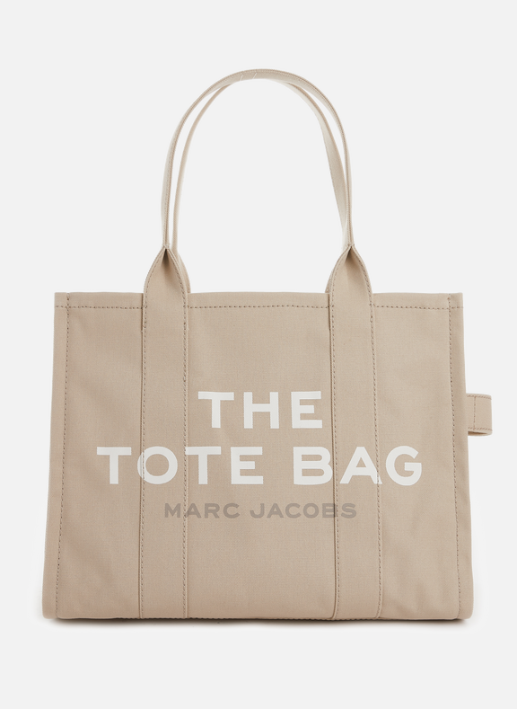 Marc Jacobs (the) Woman Borsa Tote Media In Tela Beige In Cream