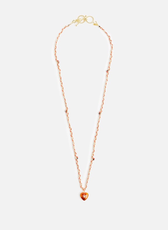 No. 693 necklace Orange by MARIE LAURE CHAMOREL MARIE LAURE CHAMOREL No. 693 necklace Orange
