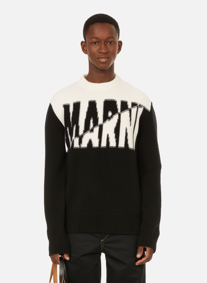 Wool jumper with logo MARNI