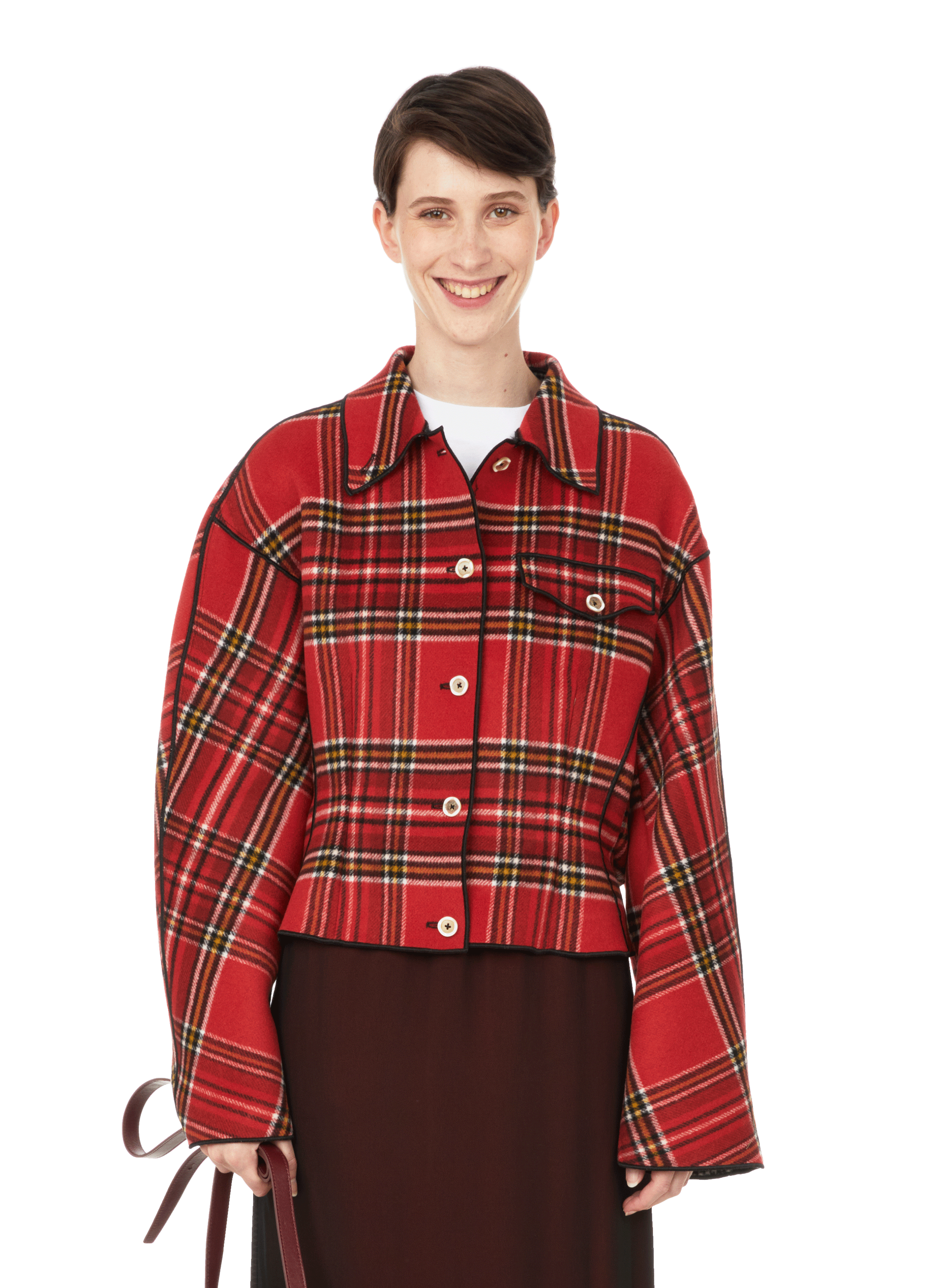 SHORT WOOL-BLEND JACKET - MARNI for 