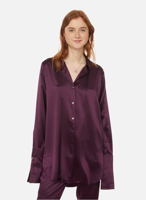 Silk shirt Purple by MARQUES ALMEIDA MARQUES ALMEIDA Silk shirt Purple