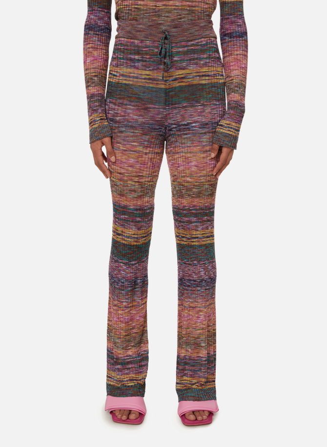 Striped recycled viscose trousers MARQUES ALMEIDA