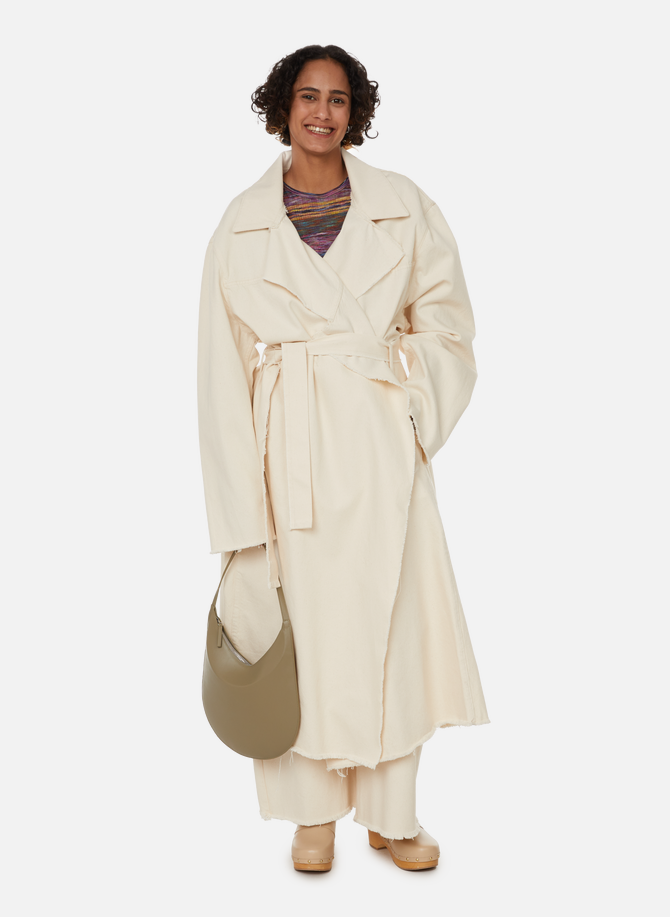 Recycled and organic cotton-blend trench coat MARQUES ALMEIDA