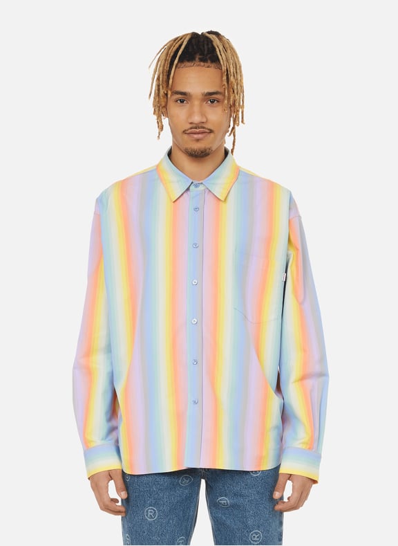 Striped cotton shirt Multicolour by MARTINE ROSE MARTINE ROSE Striped cotton shirt Multicolour