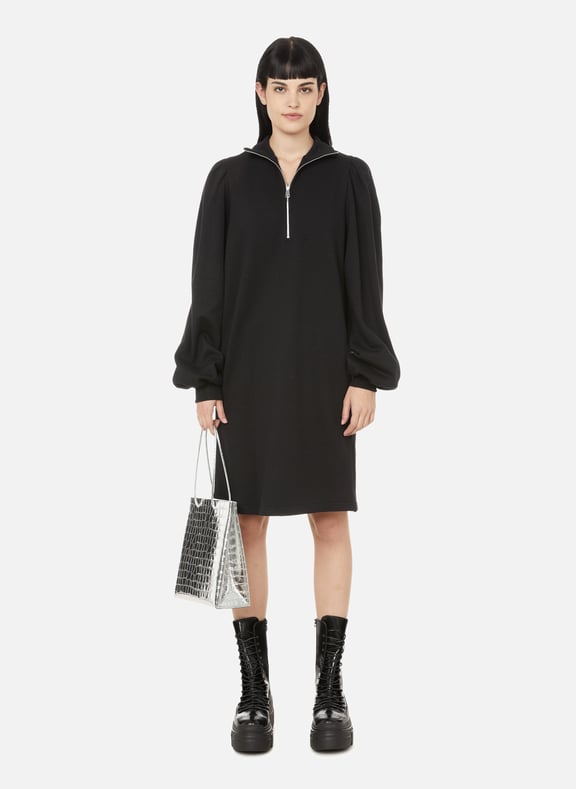 Organic cotton dress Black by GESTUZ GESTUZ Organic cotton dress Black