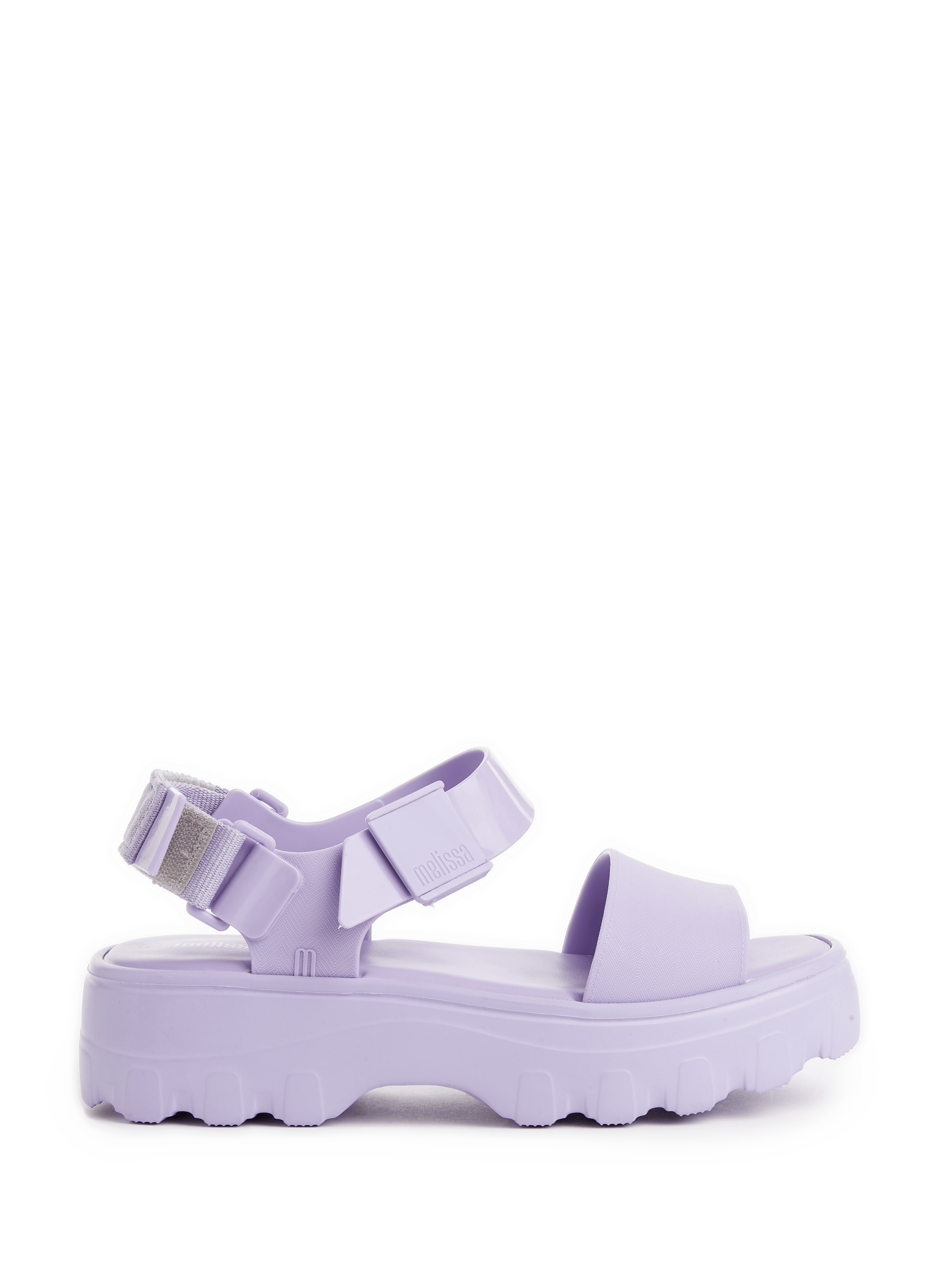 purple platform sandals