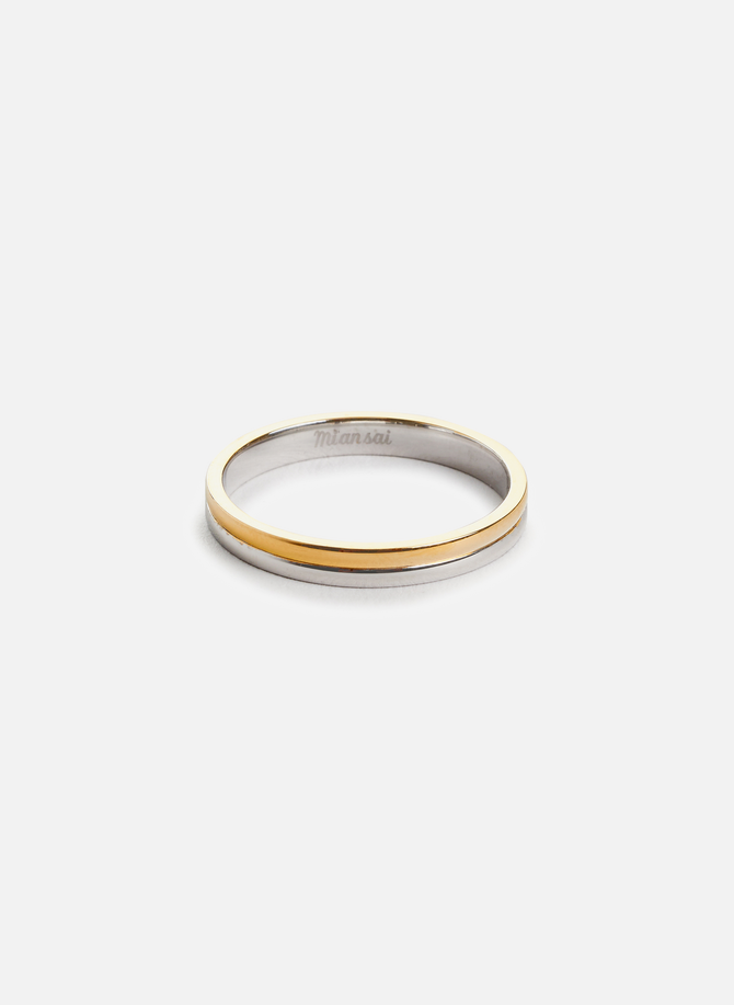 Silver and gold plated ring  MIANSAI